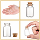 Clear Glass Jar Wishing Bottles Vials with Cork US-X-AJEW-H004-7-4