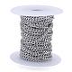 304 Stainless Steel Twisted Chains for Men's Necklace Making US-CHS-K001-86-5