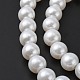 White Glass Pearl Round Loose Beads For Jewelry Necklace Craft Making US-X-HY-10D-B01-2