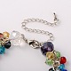Trendy Faceted Glass Beads Bracelets US-BJEW-JB01642-06-3