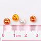 Caramel Mix Pearlized Glass Pearl Beads US-HY-X006-6mm-02-4