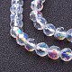 13 inch Handmade Glass Faceted Round Beads US-GF6mmC28-AB-2