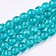 Crackle Glass Beads Strands US-CCG-Q001-6mm-06-1
