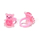 Cute Children's Day Jewelry Plastic Kids Rings for Girls US-RJEW-S016-M2-4