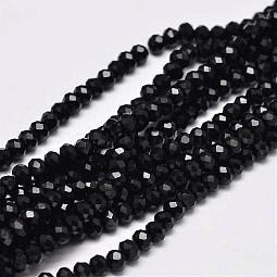 Faceted Rondelle Glass Beads Strands US-GLAA-I033-3mm-07