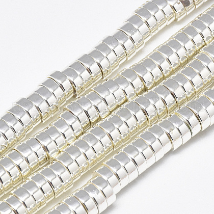 Electroplate Non-magnetic Synthetic Hematite Beads Strands US-G-Q465-37S-1