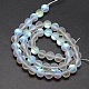 Synthetic Moonstone Beads Strands US-G-F142-6mm-01-2