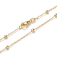 Brass Cable Chain Necklaces US-NJEW-I247-02G-2