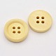 Flat Round Wooden Buttons US-BUTT-D039-16-02-1