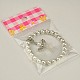 Lovely Wedding Dress Angel Bracelets for Kids US-BJEW-JB00727-4
