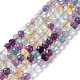 Natural Fluorite Beads Strands US-G-F717-10-1