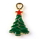 Christmas Tree Alloy Enamel Pendants US-X-ENAM-Q033-21-2
