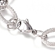 304 Stainless Steel Chain Bracelets US-BJEW-L661-05P-2