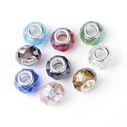 Pearlized Glass European Beads US-GDA002