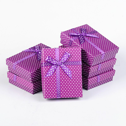 Cardboard Jewelry Set Boxes US-CBOX-R012-9x7cm-5-1