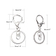 Iron Alloy Lobster Claw Clasp Keychain US-KEYC-D016-S-3