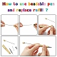 Plastic Beadable Pens US-AJEW-L082-A07-3
