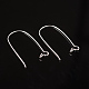 Brass Hoop Earrings Findings Kidney Ear Wires US-EC221-S-2