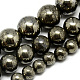 Natural Pyrite Beads Strands US-G-S265-03-8mm-1