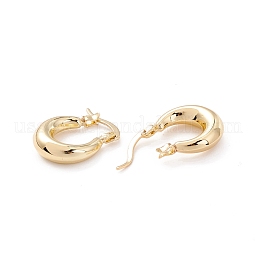 Chunky Huggie Hoop Earrings for Women US-EJEW-A064-11G-RS
