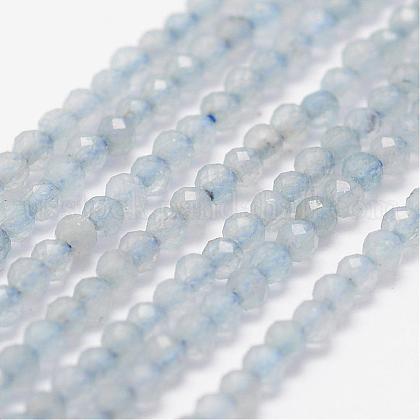 Natural Aquamarine Beads Strands US-G-K185-06B-1