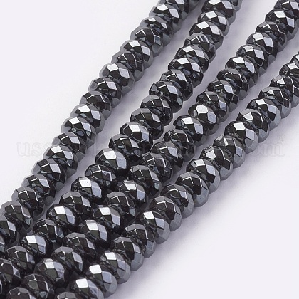 Non-magnetic Synthetic Hematite Beads Strands US-G-K263-01C-05-1