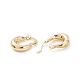 Chunky Huggie Hoop Earrings for Women US-EJEW-A064-11G-RS-1