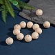 Natural Unfinished Wood Beads US-WOOD-S651-25mm-LF-4