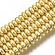 Electroplate Non-magnetic Synthetic Hematite Bead Strands US-X-G-Q465-19G-1