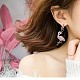Unusually Platinum Tone Alloy Dangle Earrings US-EJEW-L194-04P-7
