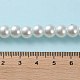 White Glass Pearl Round Loose Beads For Jewelry Necklace Craft Making US-X-HY-8D-B01-5