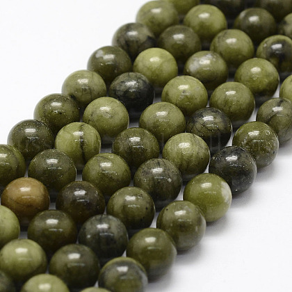 Natural Chinese Jade Beads Strands US-G-F363-10mm-1