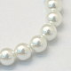 Baking Painted Pearlized Glass Pearl Round Bead Strands US-HY-Q330-8mm-01-2