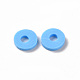 Handmade Polymer Clay Beads Strands US-CLAY-R089-6mm-T01B-4
