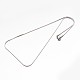 304 Stainless Steel Snake Chain Necklaces US-NJEW-E026-12P-2