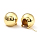 Brass Hoop Earrings US-EJEW-D273-01G-2