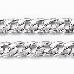 304 Stainless Steel Cuban Link Chains US-CHS-H009-14P