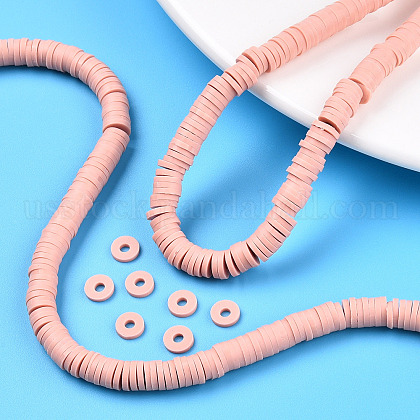 Handmade Polymer Clay Bead Strands&nbsp;US-CLAY-S094-6mm-A01-6