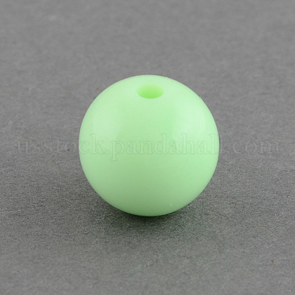 Solid Chunky Bubblegum Acrylic Ball Beads US-SACR-R835-20mm-02-1