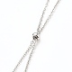 304 Stainless Steel Slider Necklace Making US-AJEW-JB00776-01-2