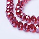 Electroplate Glass Beads Strands US-EGLA-A034-T2mm-A06-3