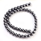 Non-Magnetic Synthetic Hematite Beads Strands US-HEMA-8D-3-2