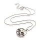 Alloy Pendant Necklaces US-NJEW-F278-01AS-RS-2