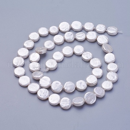 Shell Pearl Beads Strands US-BSHE-P030-01A-1