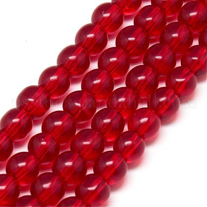 Glass Beads Strands US-GR8mm47Y-1