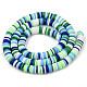Handmade Polymer Clay Beads Strands US-CLAY-R089-6mm-106-2