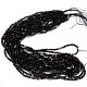 Natural Black Onyx Beads Strands US-G-H1567-8MM-2