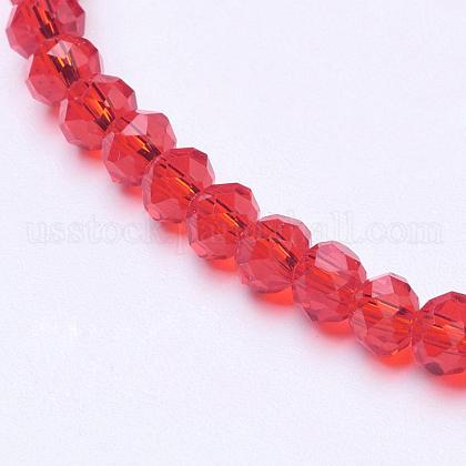 Transparent Glass Beads Strands US-GLAA-R029-4mm-09A-1