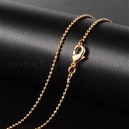 Brass Necklaces US-MAK-K003-09G-1