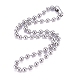 304 Stainless Steel Ball Chain Necklace US-X-NJEW-G340-05P-03-2